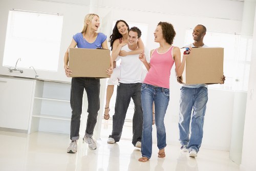 Professional removal van service in Mayfair with careful moving support