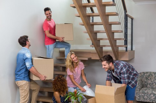 Man with van loading and delivery service in Mayfair