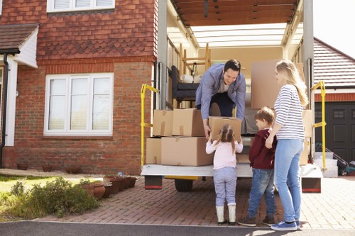 Luxury home furniture moving service in Mayfair with protective wrapping
