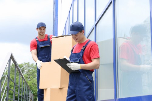 Office relocation team coordinating a business move in Mayfair