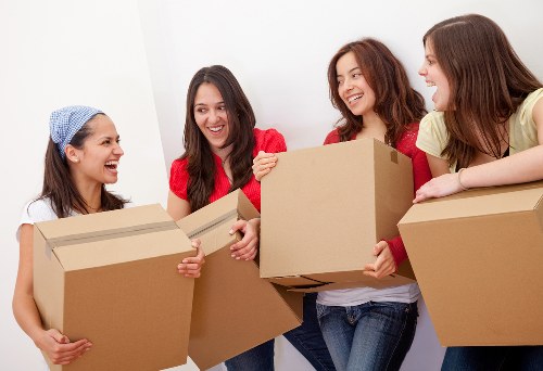 Business relocation planning with boxes and workstations