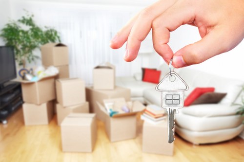 Same day removals team handling a short-notice move in Mayfair