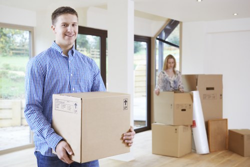 Customer booking process for a removal van service with payment details