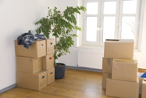 Careful packing and transport preparation for office removals in Mayfair