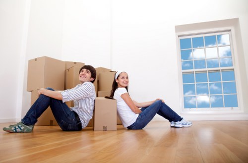 Office furniture and equipment prepared for commercial relocation in Mayfair