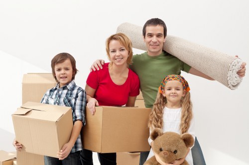 Packing and loading service for a Mayfair home relocation