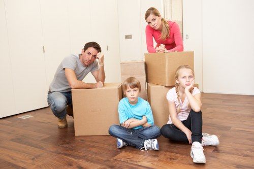 Moving staff trained to handle furniture carefully in Mayfair