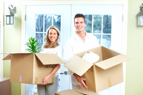 Professional movers navigating access challenges in central London