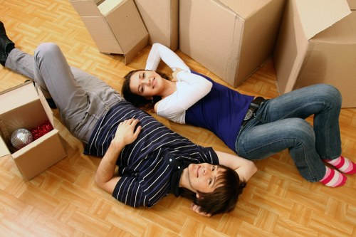 Luxury home relocation services in Mayfair with careful packing
