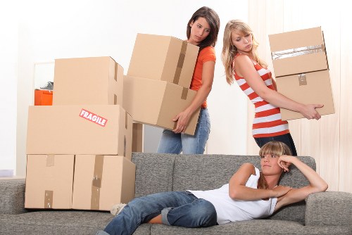 Navigating narrow staircases and building access during a Mayfair flat move